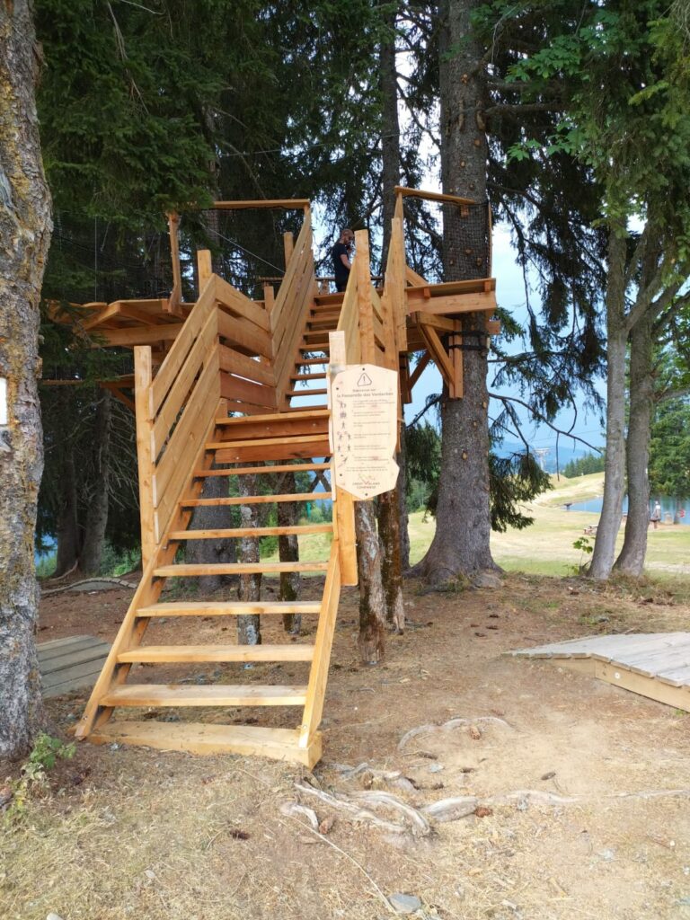 Les Passerelles des Vardaches - Crest Voland - réalisation Dreamwood Outdoor