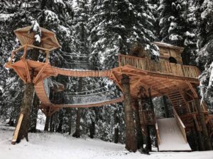 Les cabanes perchées de Shreddie à Avoriaz - réalisation Dreamwood Outdoor