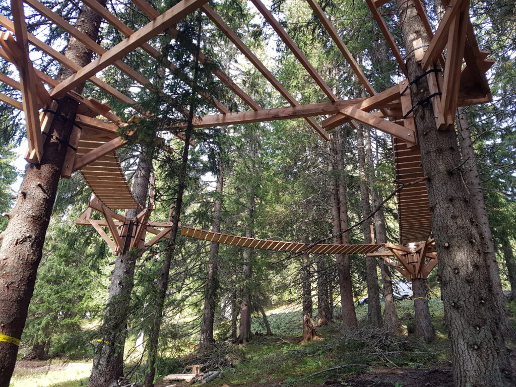 Les cabanes perchées de Shreddie à Avoriaz - réalisation Dreamwood Outdoor