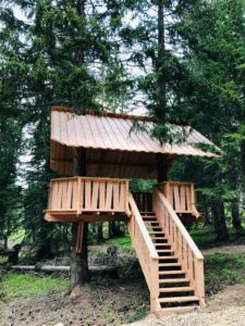 Les cabanes perchées de Shreddie à Avoriaz - réalisation Dreamwood Outdoor